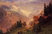 View of the Grindelwald Albert Bierstadt